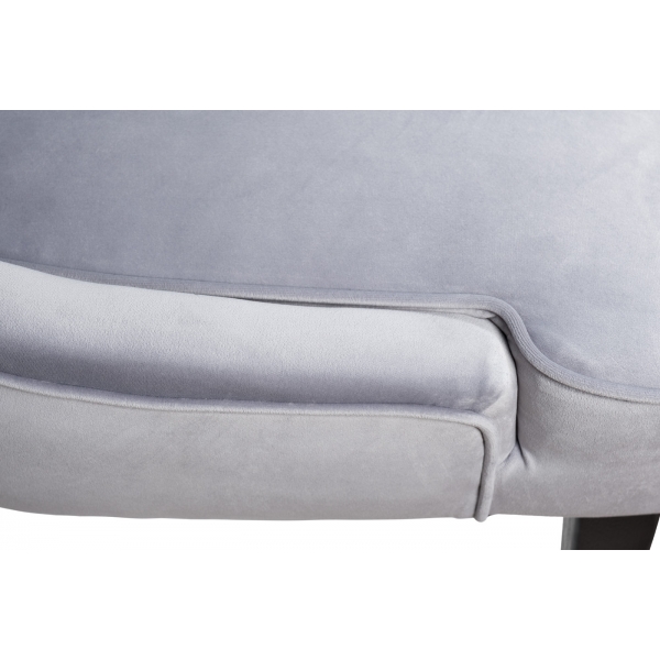 Стул Elegante велюр серо-голубой Riv80  56*65*101см