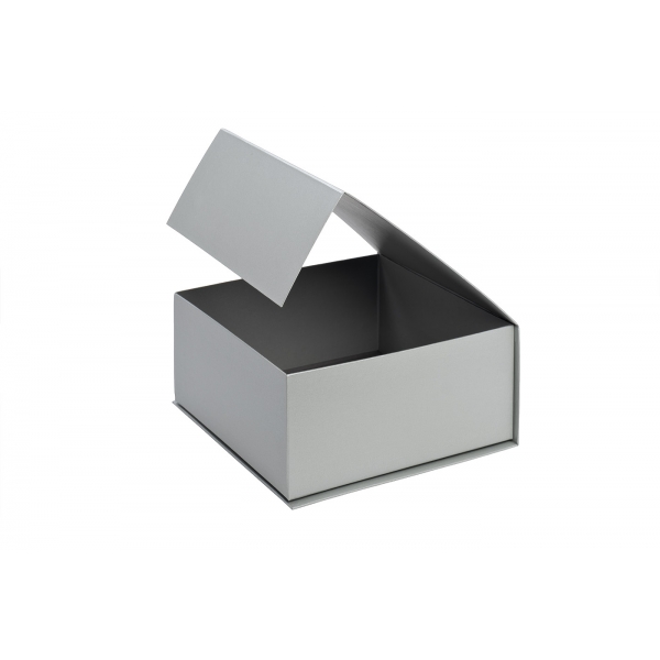 7586.10 Коробка подарочная Amaze 26*25*11см, серебристая