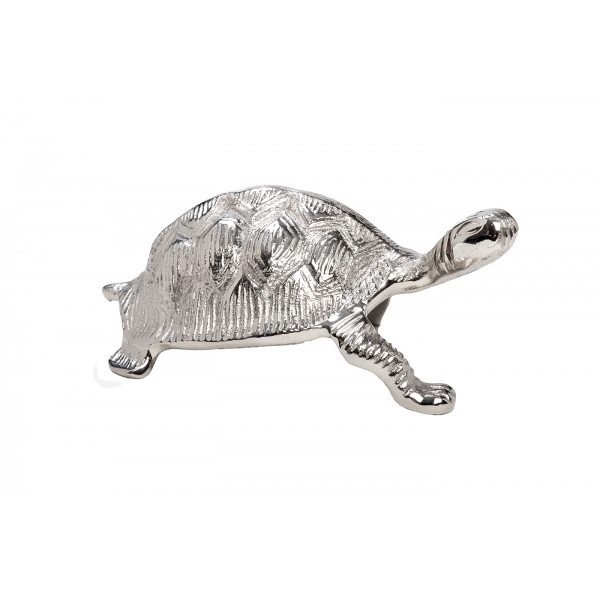 94PR-1494 Статуэтка "Черепаха" цвет хром 23*13*10см