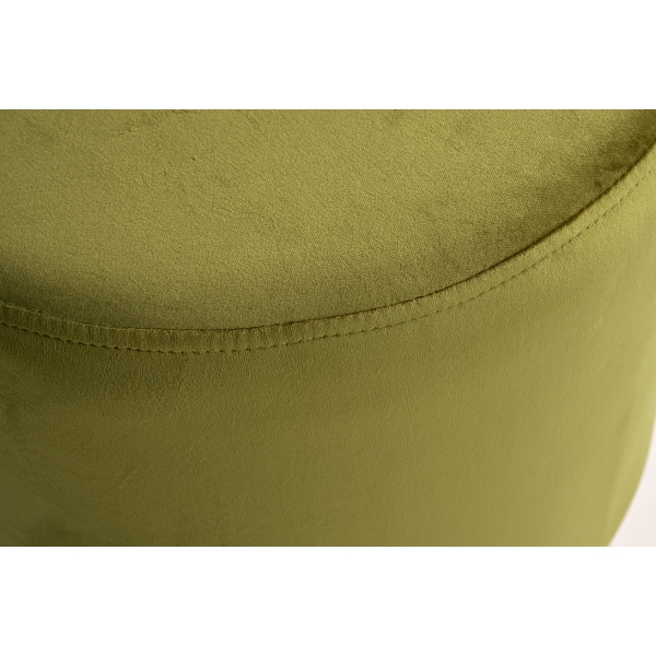 30C-DRD-008 OLV Банкетка велюр оливково-зеленый d42*44см