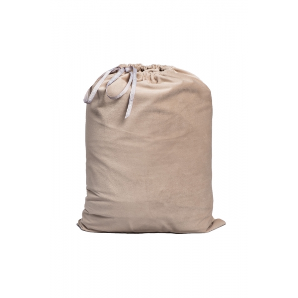 Портьера широкая с подкладом сшивная серая Riviera-91 260см