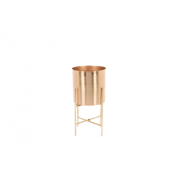 A71000110 Подставка под цветы цвет золото d15*30см