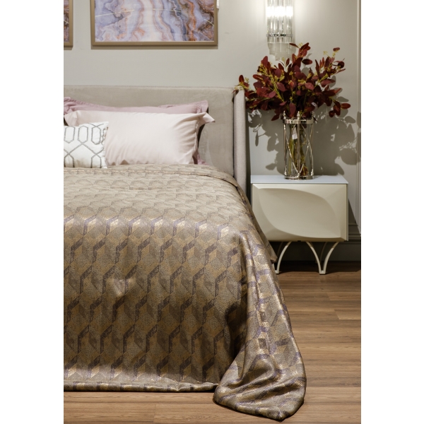 GD-TON05-POKR ZOL Покрывало MODENA золотое 260*260см