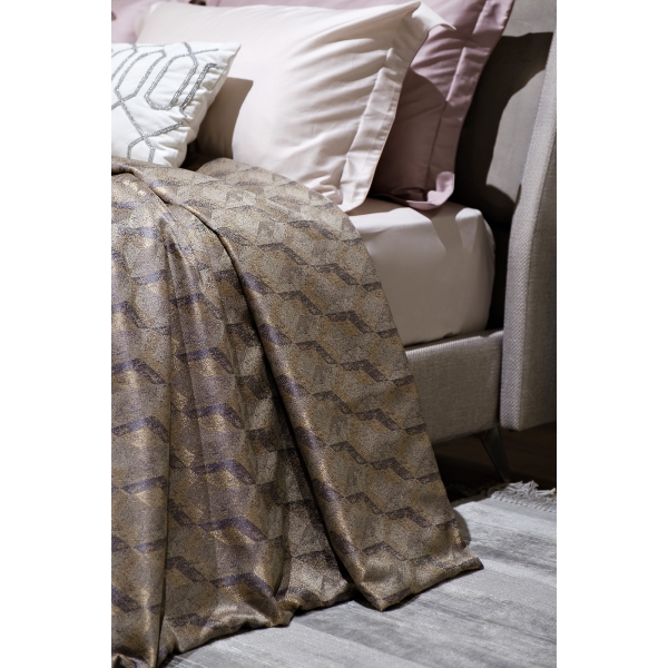 GD-TON05-POKR ZOL Покрывало MODENA золотое 260*260см