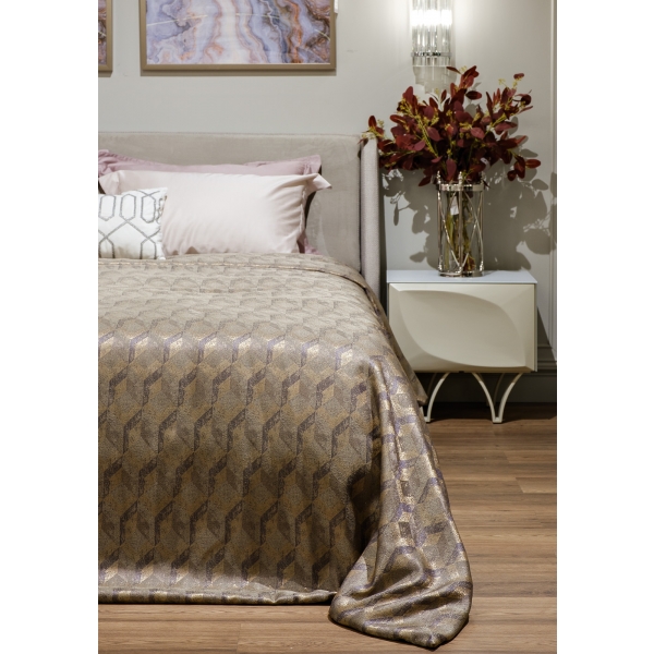 GD-TON05-POKR ZOL Покрывало MODENA золотое 260*260см
