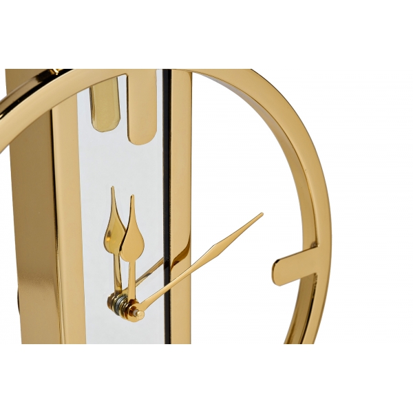 79MAL-5792 Часы настольные зеркальные  цвет золото H40см