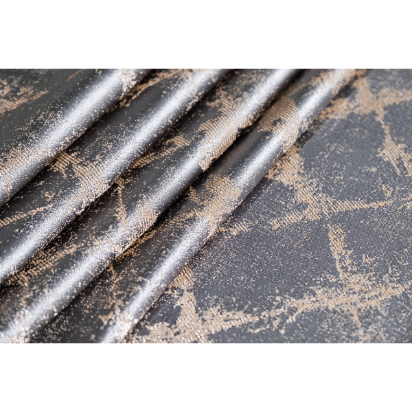 121GD-GAB1306-PORT SER Портьера TRENTO серая  275*260см