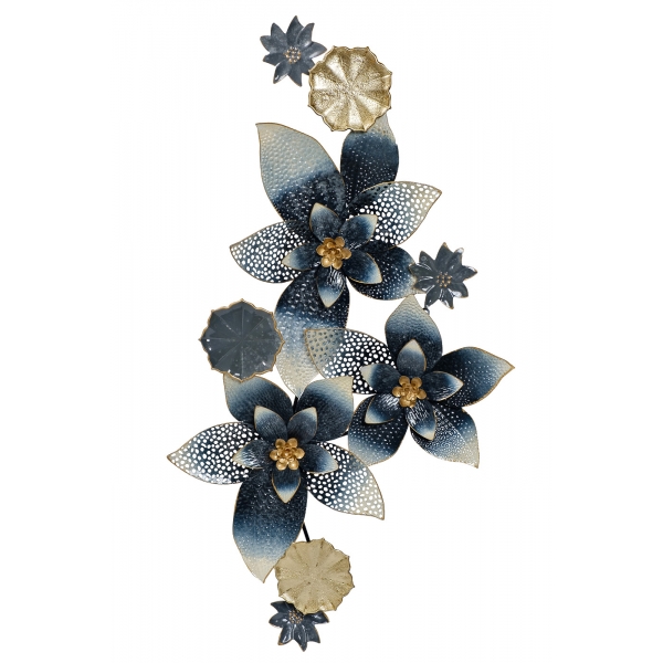 37SM-1902 Настенный декор "Цветы" 135.3*66.7*6.4см