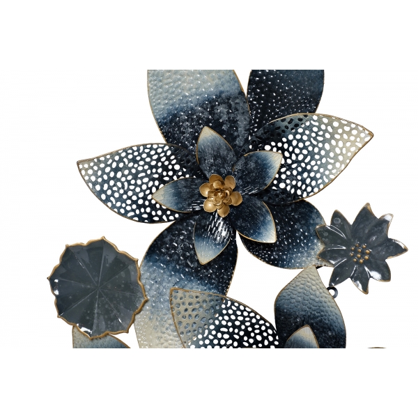 37SM-1902 Настенный декор "Цветы" 135.3*66.7*6.4см