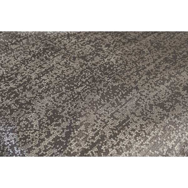 121GD-TEL07-PORT SER Портьера BARI серебряная 275*260см