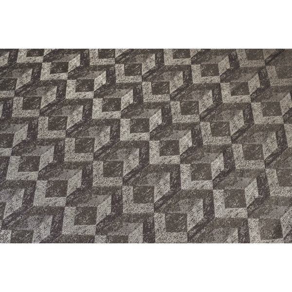 121GD-TON07-PORT SER Портьера MODENA серебряная  275*260см