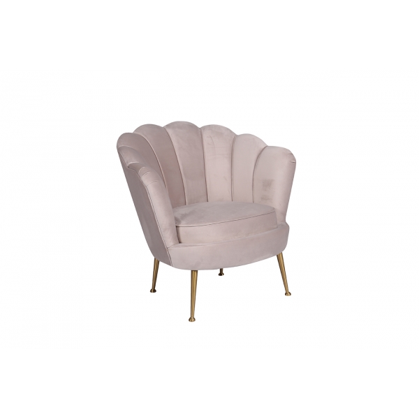 87YY-1907 KRES SER Кресло велюр серый 89*79*85см