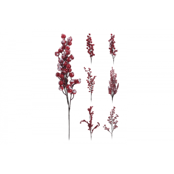 YZH000460 Ветка с ягодами 74см цвета ассорти (6)