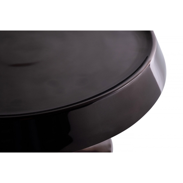 69-721345 Стол журнальный "Luxor" черный никель 44*44*62см