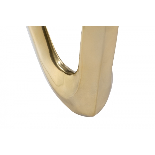 69-112039 Стол журнальный "Diva" металл золотой 55*44,5*h.58,5см