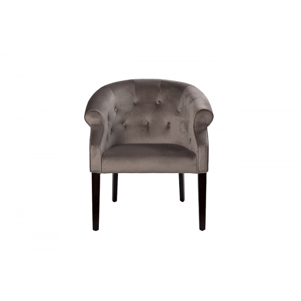 Кресло Buono велюр крем-брюле Bel42 77*62*71см