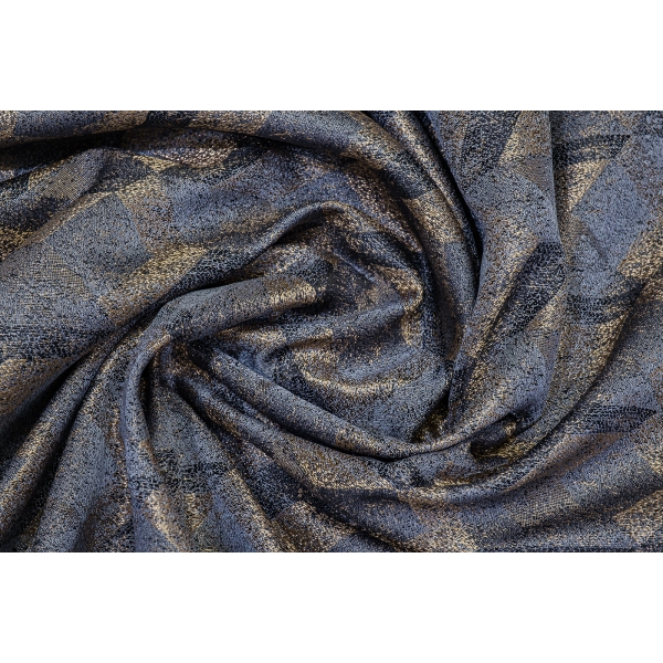 121GD-TON09-PORT GOL Портьера MODENA голубая  275*260см