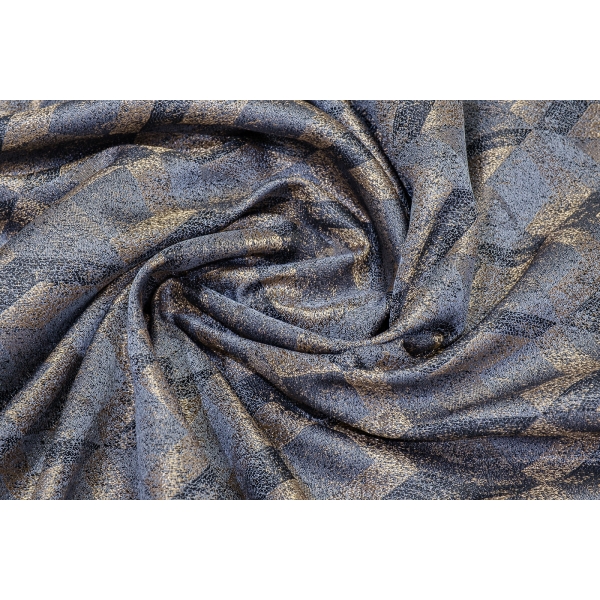 121GD-TON09-PORT GOL Портьера MODENA голубая  275*260см