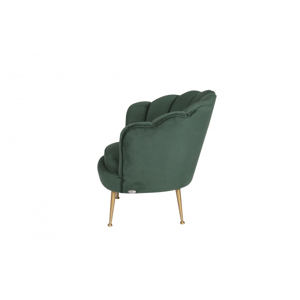 87YY-1907 KRES ZEL Кресло велюр зеленый 89*79*85см