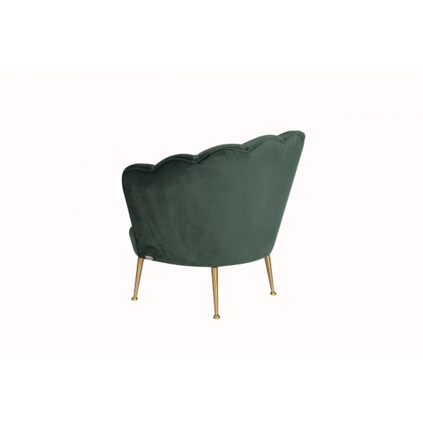 87YY-1907 KRES ZEL Кресло велюр зеленый 89*79*85см
