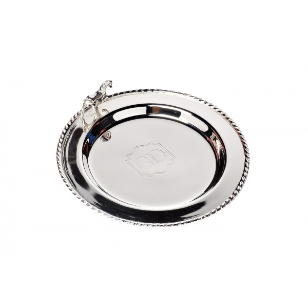 95IM-3525 Подставка чайная "Horse" нерж.сталь цвет хром d16*3см