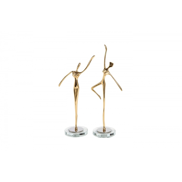 55RD3603L Статуэтка "Балерина" цвет золото 13*8*29см