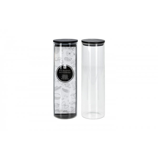 CD1002520 Банка д/сыпучих продуктов 1,32л d8*27см