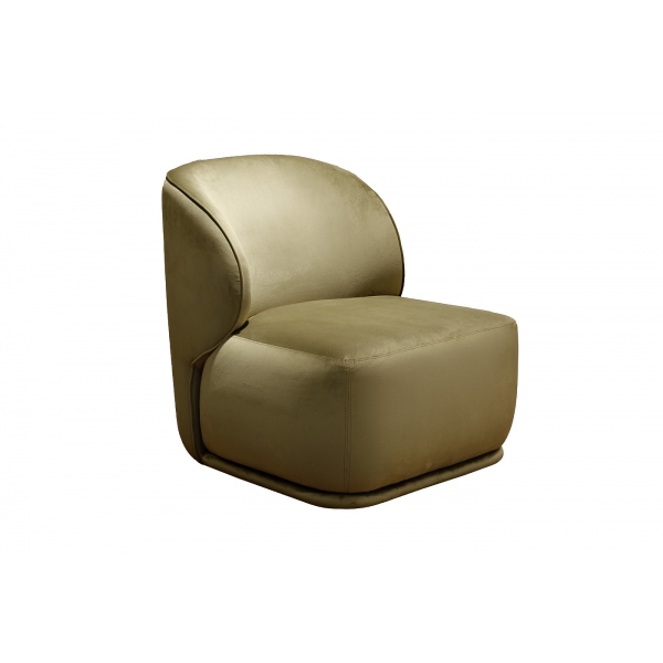 Кресло Capri Basic, велюр оливковый Триум35 80*90*82см