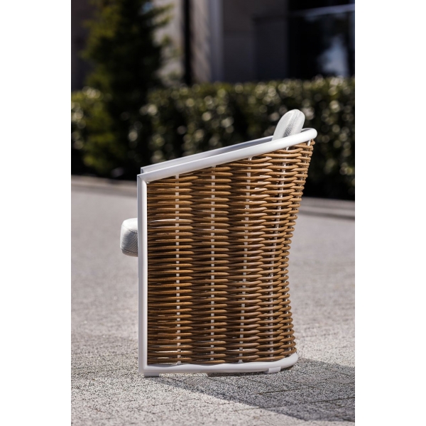 39AR-KRES-403 BEL Кресло "Мэвис" уличное белое 63*63*79см