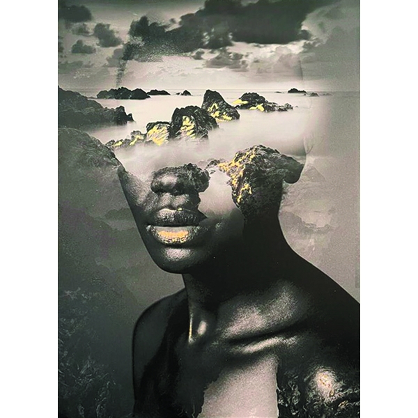 89VOR-MYSTIQUE1 Холст "Mystique-1" 100х70 см, золотая поталь.