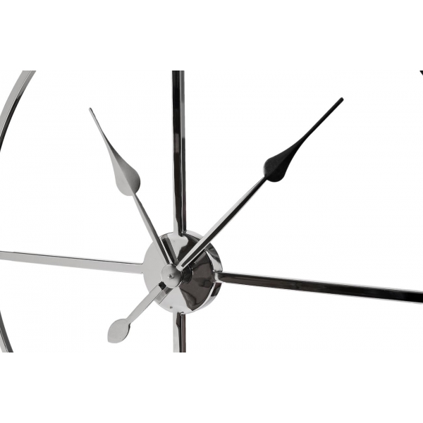 79MAL-5761-76NI Часы настенные цвет хром d76см