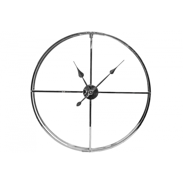 79MAL-5761-76NI Часы настенные цвет хром d76см