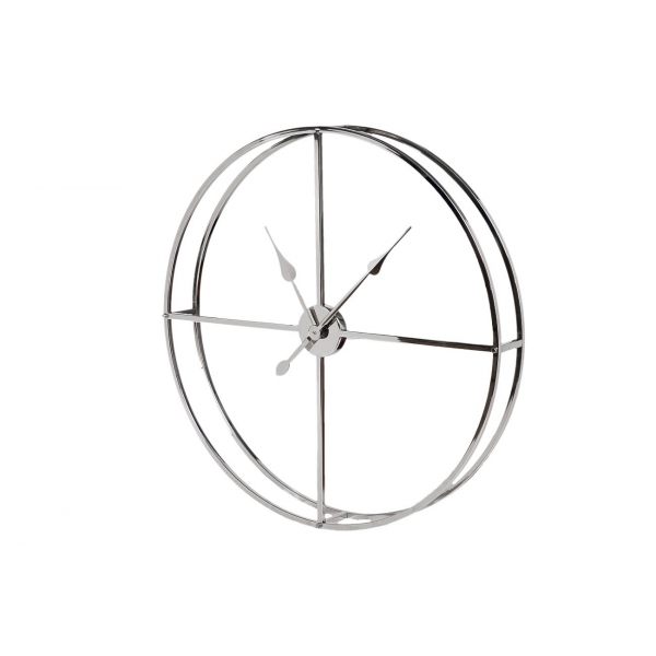 79MAL-5761-76NI Часы настенные цвет хром d76см