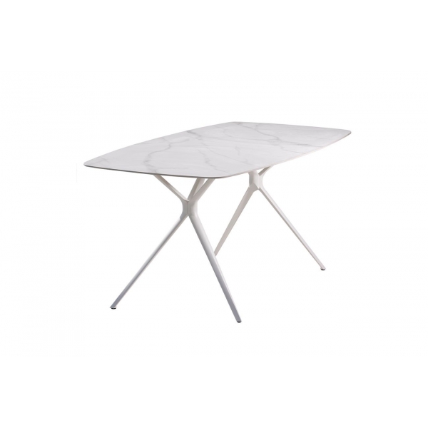 39AR-STOL-302 BEL Стол обеденный уличный "Бари" белый 180*90*75см
