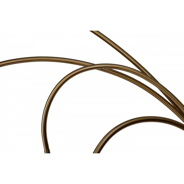 92EL-YG21102-5F Торшер Grappolo латунь, стекло прозр. 110*h180см