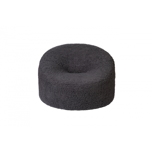 Кресло поворотное LUNA иск.мех темно-серый  Esck03 98*90*69см