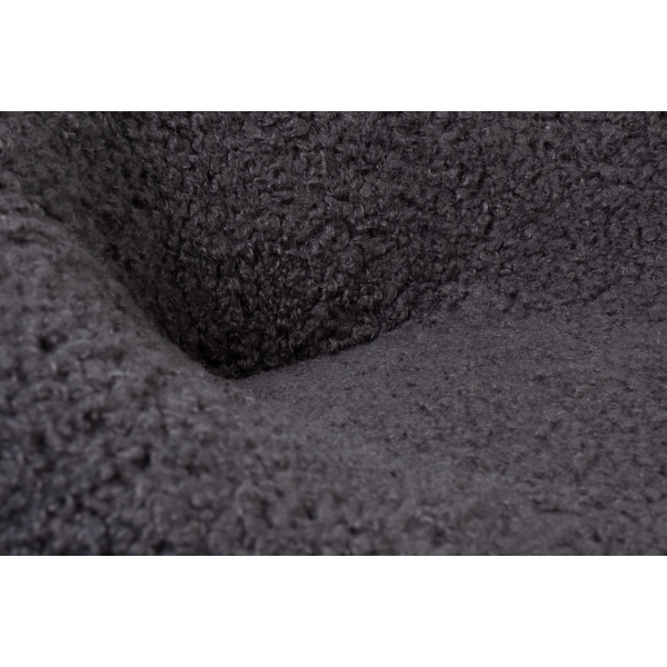 Кресло поворотное LUNA иск.мех темно-серый  Esck03 98*90*69см