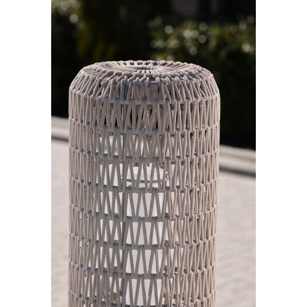 39AR-SVET-246 SER Светильник уличный серый d30,5*130см