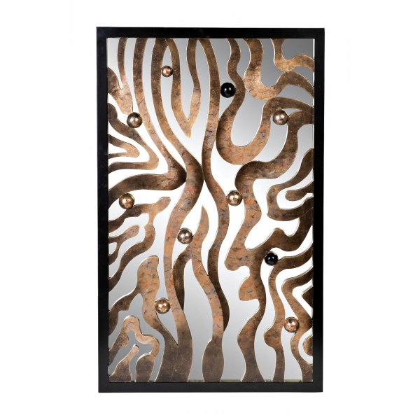 ART-4478-PL Панно настенное зеркальное 142*89*5см