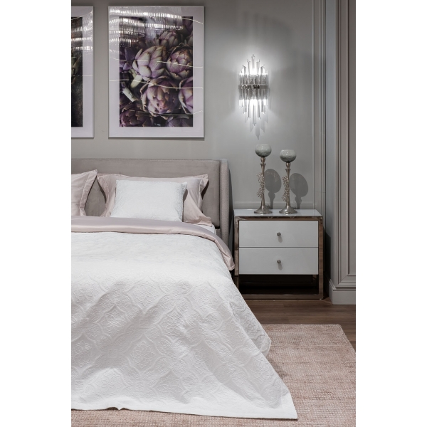 16AMR-NS180230-POKR BEL Покрывало Тиара белое 180*230