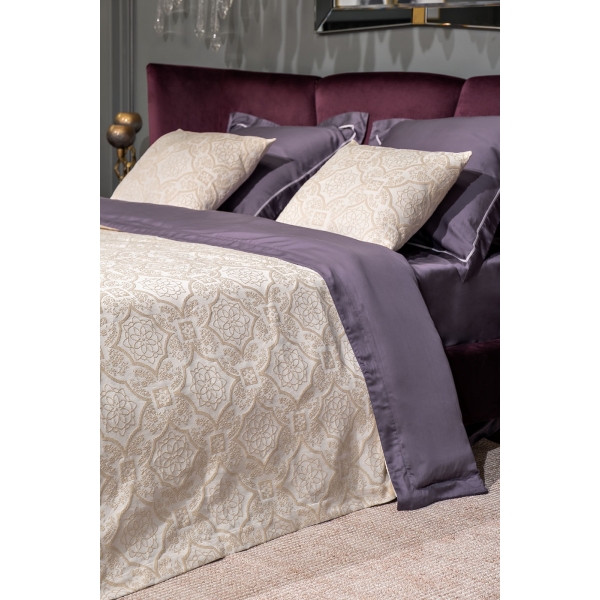 16AMR-NS240260-POKR BEG Покрывало Тиара беж 240*260