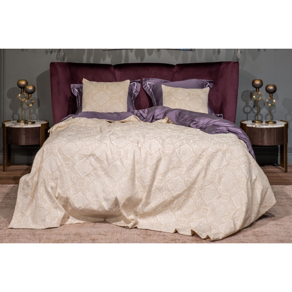 16AMR-NS240260-POKR BEG Покрывало Тиара беж 240*260