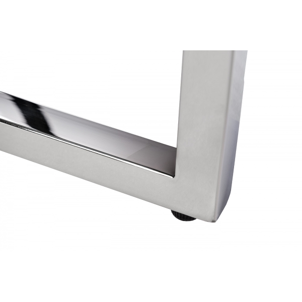 47ED-003BAN-SER Банкетка серый велюр/хром d50*46см