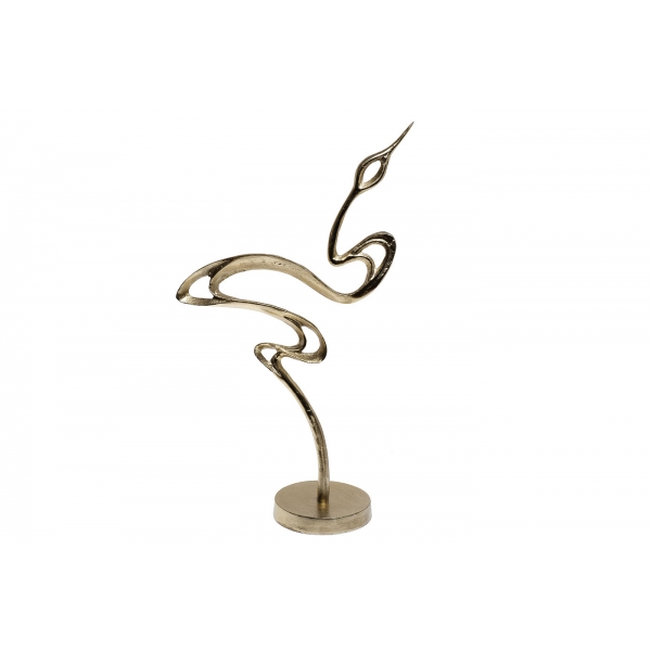 71PN-0601B-CH Статуэтка "Цапля" цвет шампань 30*13*51см