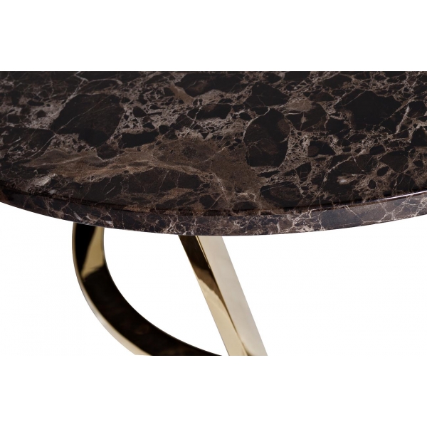 33FS-CT20C05-PG Стол журнальный Dark Emperador  d100*40,6см