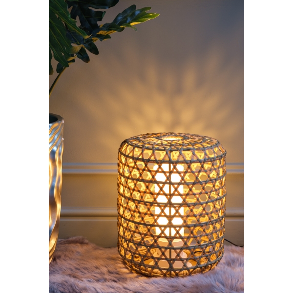 39AR-SVET-213 SER Светильник уличный серый d30,5*52см