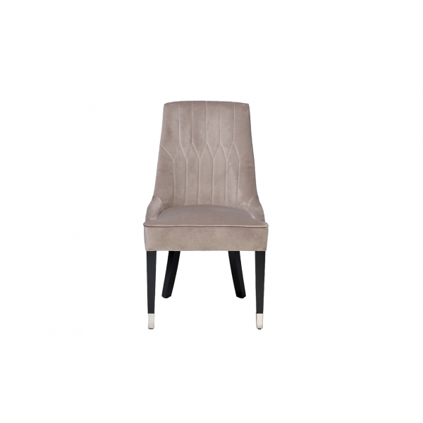 Стул Elegante велюр жемчужно-серый Cat4 56*65*101см