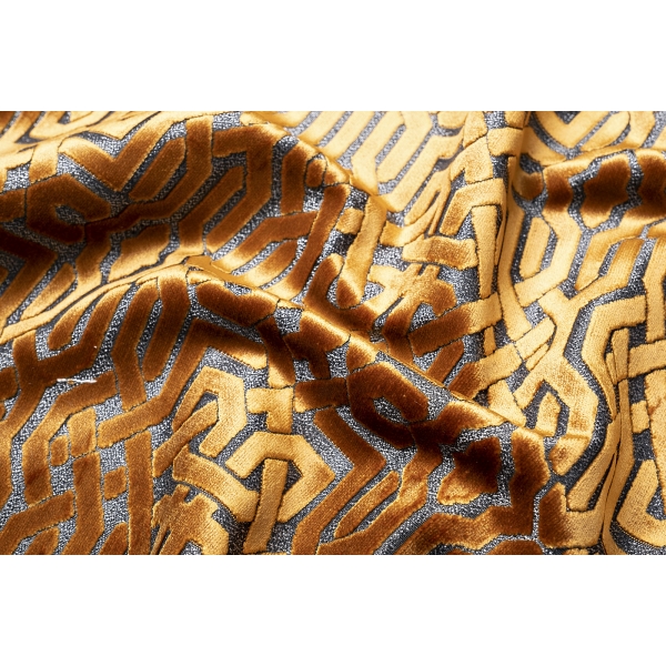 134LS-127062740-LATTICE ORANG Ткань