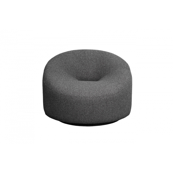 Кресло поворотное LUNA букле серый Flona SER 98*90*69см