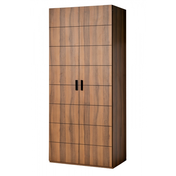 140SA-111OR Шкаф двухдверный цвет орех, дверцы глухие